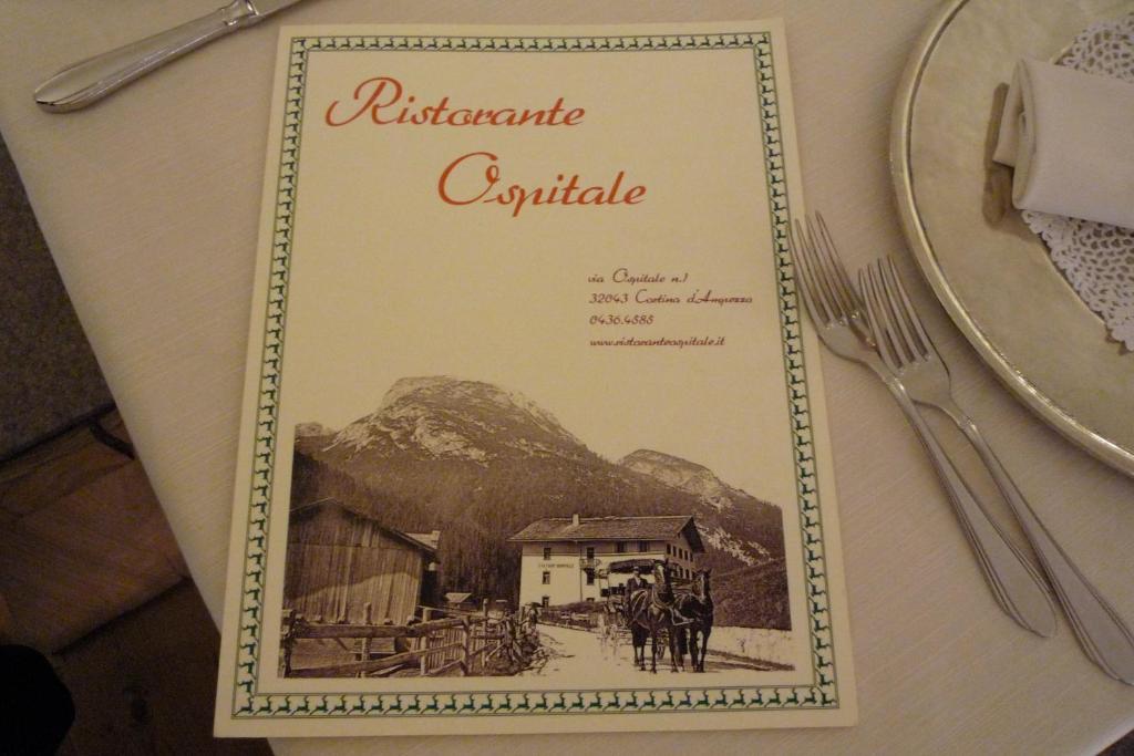 Ristorante Rifugio Ospitale Otel Cortina dʼAmpezzo Dış mekan fotoğraf